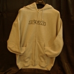 nixon gray hooded jacket